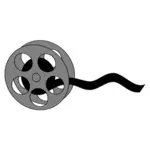 Film reel vector illustrartion