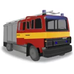 Dibujo vectorial de camión de bomberos