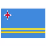 Flagge von Aruba