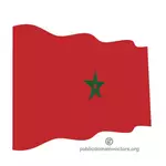 Marokon lipun vektori