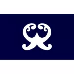 Oshima, फुकुओका का ध्वज