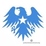 Flag of Somalia in eagle shape