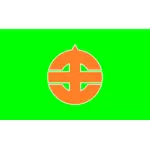 Flagge von Tanushimaru, Fukuoka