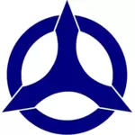 Vlag van voormalige Oi, Fukui