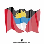 Antiguas og Barbudas flagg