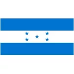 Vektor flagga Honduras