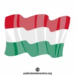 हंगरी वेक्टर का ध्वज