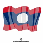 Flagget til Laos