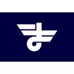 Flagge von Masaki, Ehime