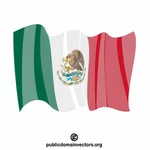 Mexikos förenta staters nationella flagga