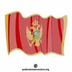 العلم الوطني للجبل الأسود