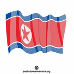 علم دولة كوريا الشمالية