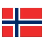 Vektor vlajka Norska