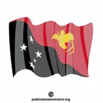 Papua Nya Guineas nationella flagga