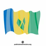 Saint Vincent en de Grenadines nationale vlag