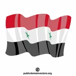 Vektorový klipart Vlajka Sýrie
