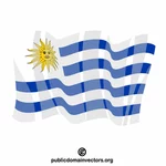 Flagge der Republik Uruguay