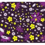 Background With Colored Flowers