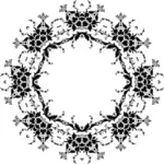 Imagen vectorial de halo botánico