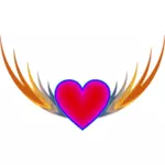 Hjärta med vingar
