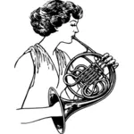 French horn image