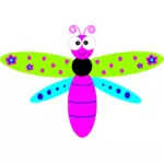 Friendly Cartoon Dragonfly