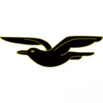 Frigate bird flying