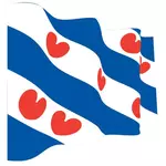 Bølgete Frieslands flagg