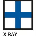 Gran Pavese bayrakları, x-ışını bayrak