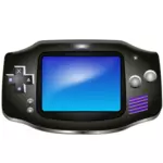 Game console vector image