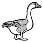 Coloring book goose