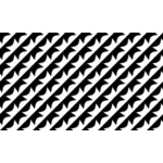 黒と白の幾何学的なシームレス パターン