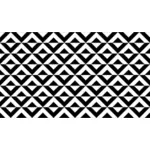Patrón geométrico en blanco y negro