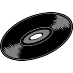 Vector graphics of vinyl record