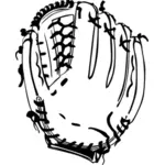 Vektor grafik baseball handske