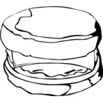 Vector image of McMuffin