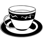 चाय कप वेक्टर छवि