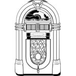 Vector Illustrasjon av jukebox