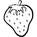 Clipart vectoriel aux fraises