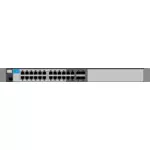 Gigabit Ethernet warstwy 2 przełącznik wektor