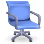 Chaise de bureau bleu