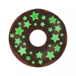 Donut med stjärnor