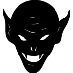 Goblin head silhouette