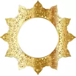 Marco decorativo de oro