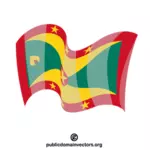 Grenada flag vector