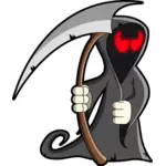 Illustration vectorielle gris grim reaper