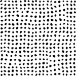Svart-hvitt dotty mønster