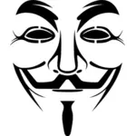 Guy Fawkes mask vector image