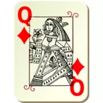 Queen of diamonds image