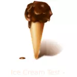 התמונה גלידת שוקולד